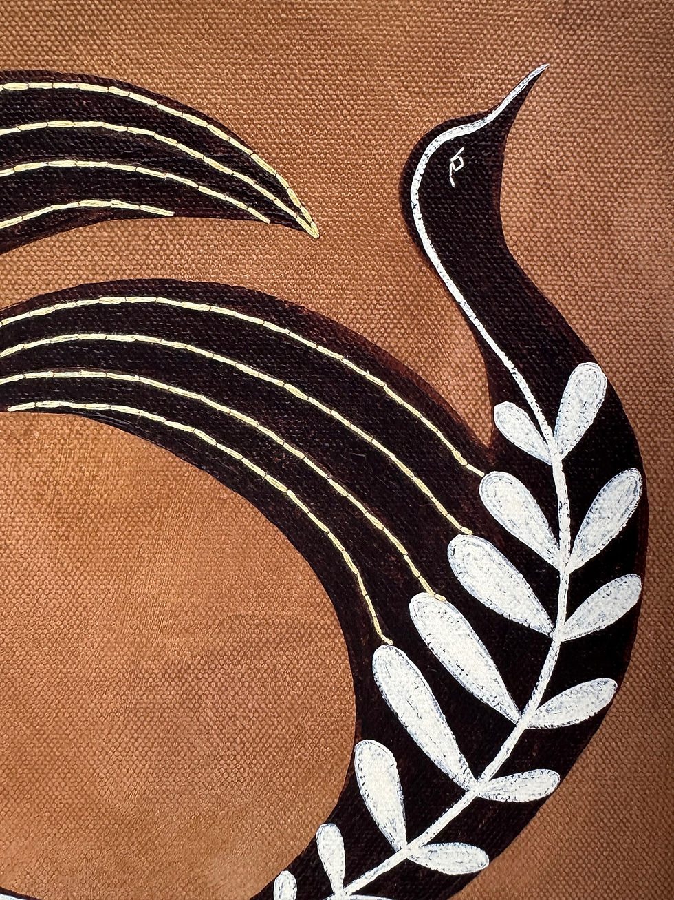 Thumbnail: Dancing Birds, giclée print