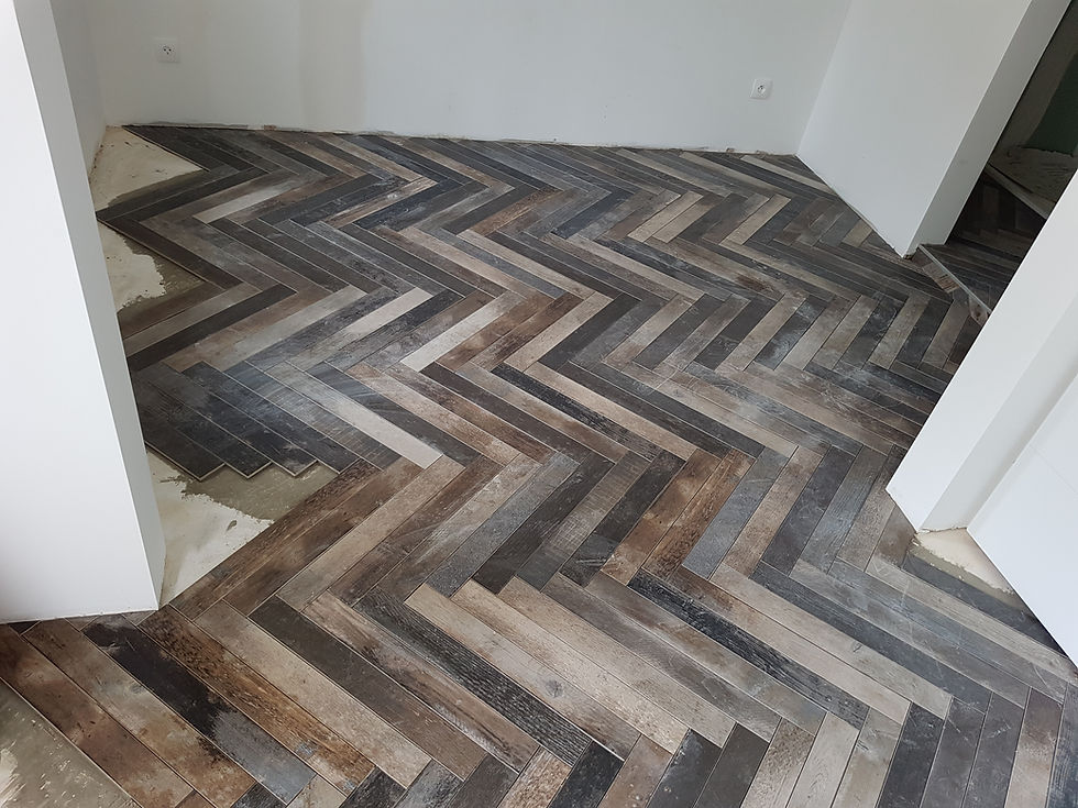 carrelage chevron Yvelines 78