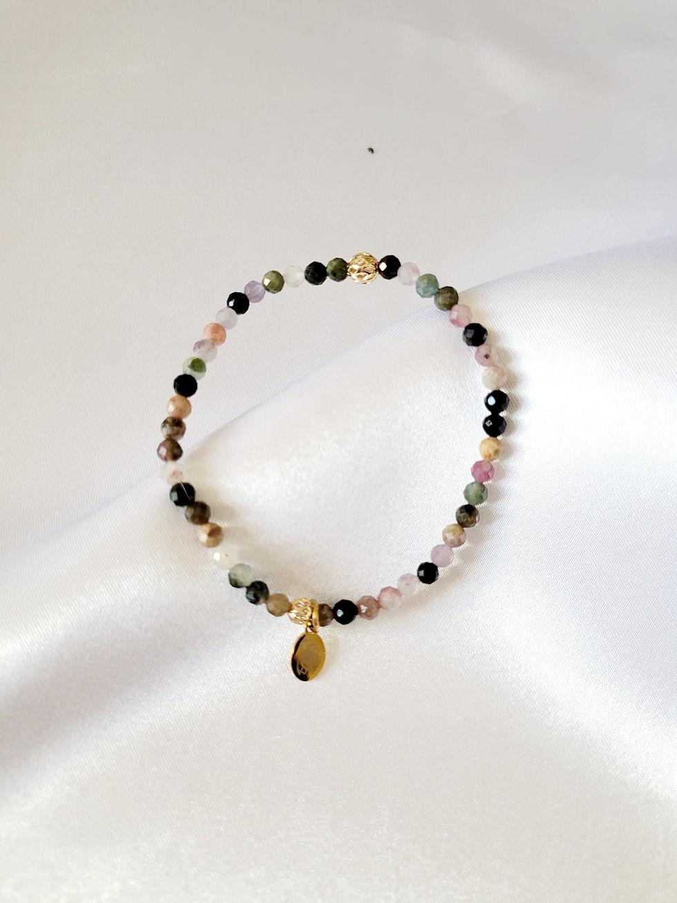 Thumbnail: TOUCH OF ANGELS BRACELET - Tourmaline