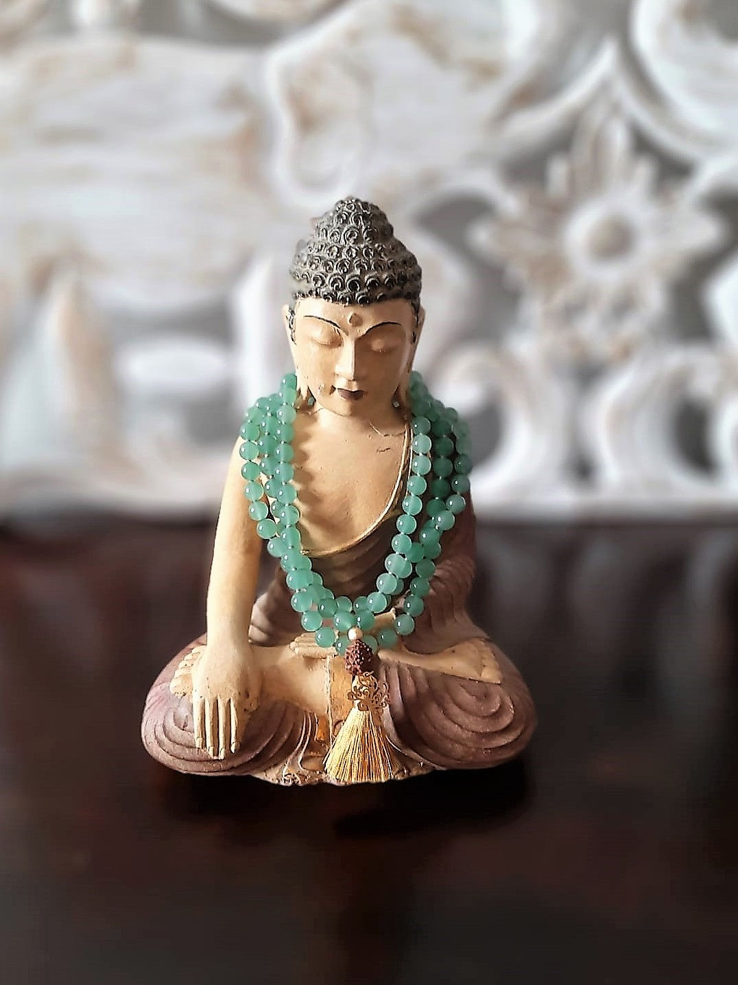 JAPA MALA GREEN BEAUTY *I Am Joy & Happiness*