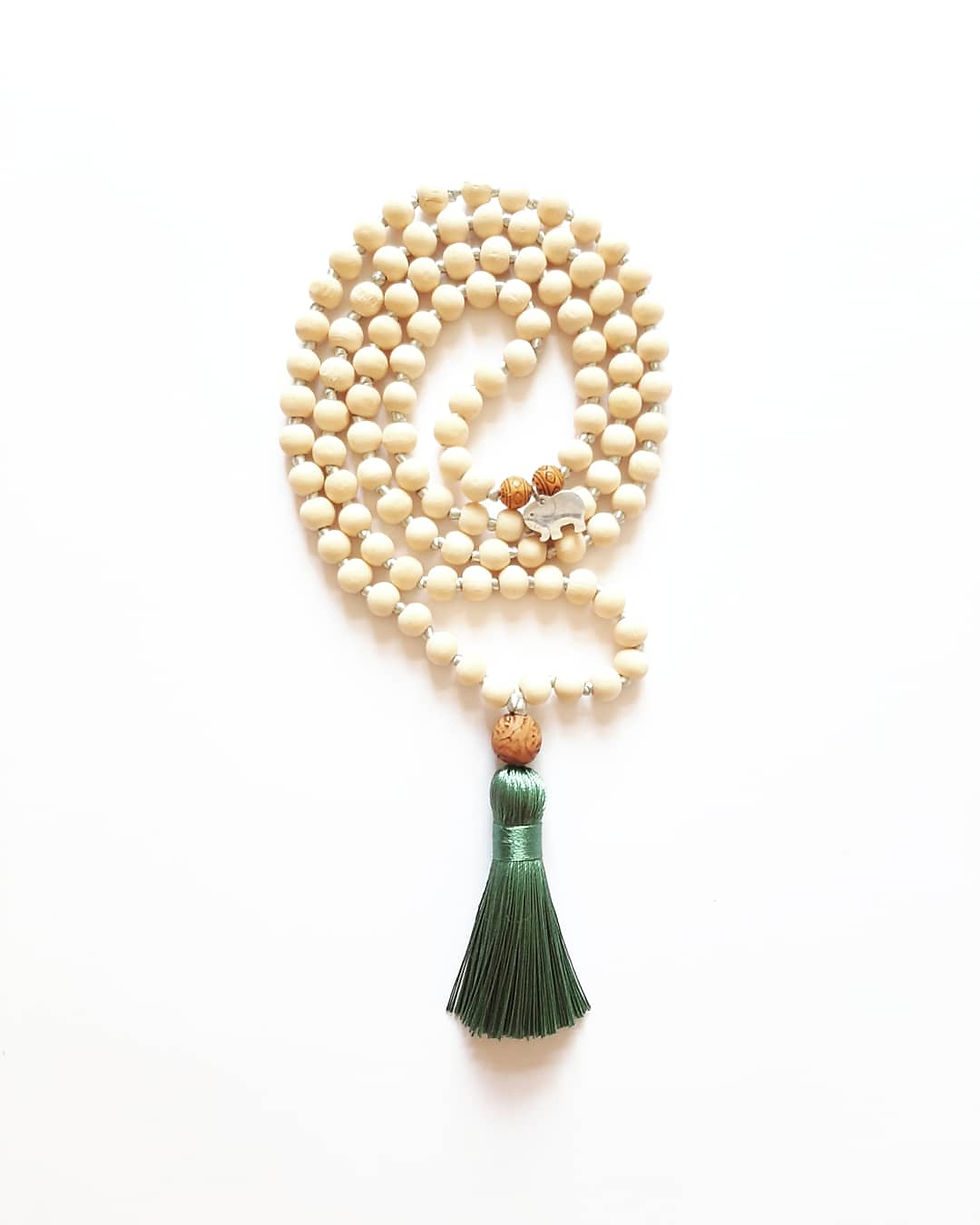 Thumbnail: JAPA MALA TURQUOISE TASSEL