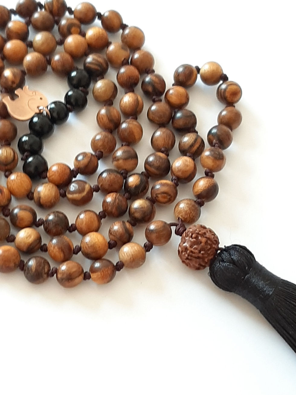 Thumbnail: JAPA MALA BLACK TASSEL