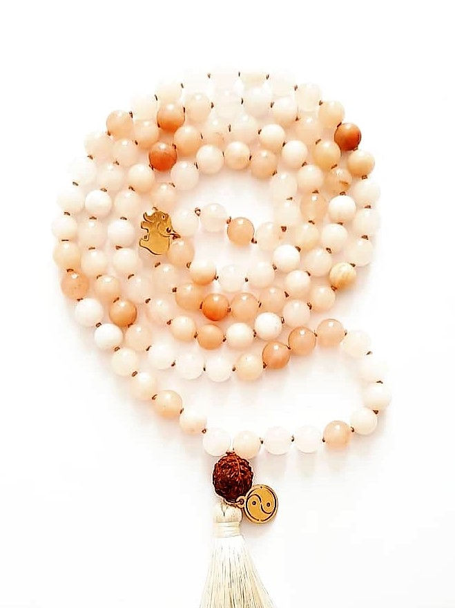 Thumbnail: JAPA MALA TENDER ORANGE *I Am Joy & Luck*
