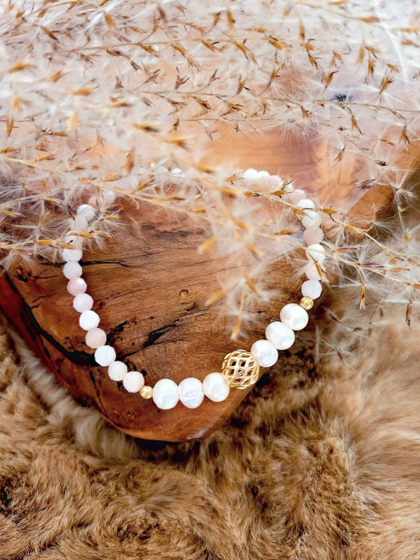 TOUCH OF ANGELS BRACELET - Pink Opal Libanon