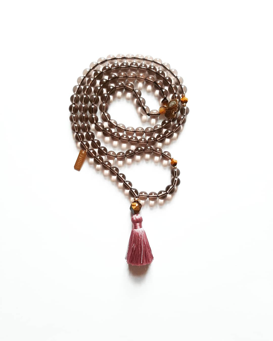 JAPA MALA SMOKY CHOCOLATE *I Am Peace & Good Sleep*