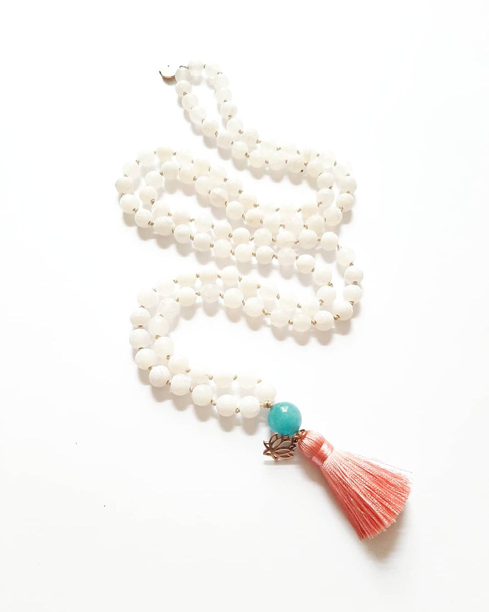 Thumbnail: JAPA MALA WHITE SNOW *I Am Safety & Security*