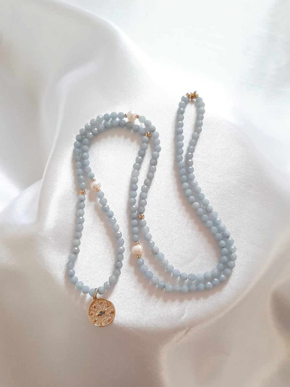 Thumbnail: TOUCH OF ANGELS NECKLACE - Angelite