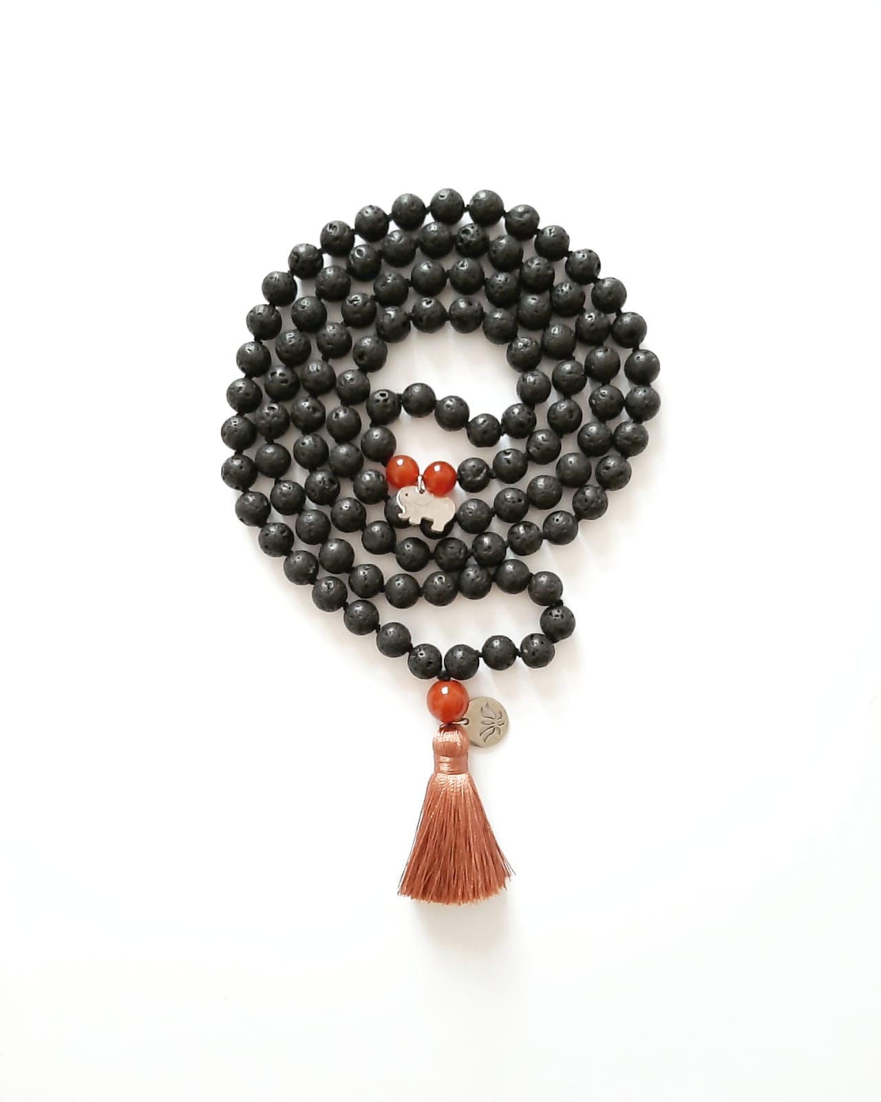 JAPA MALA BLACK LADYBUG *I Am Confidence & Protection*