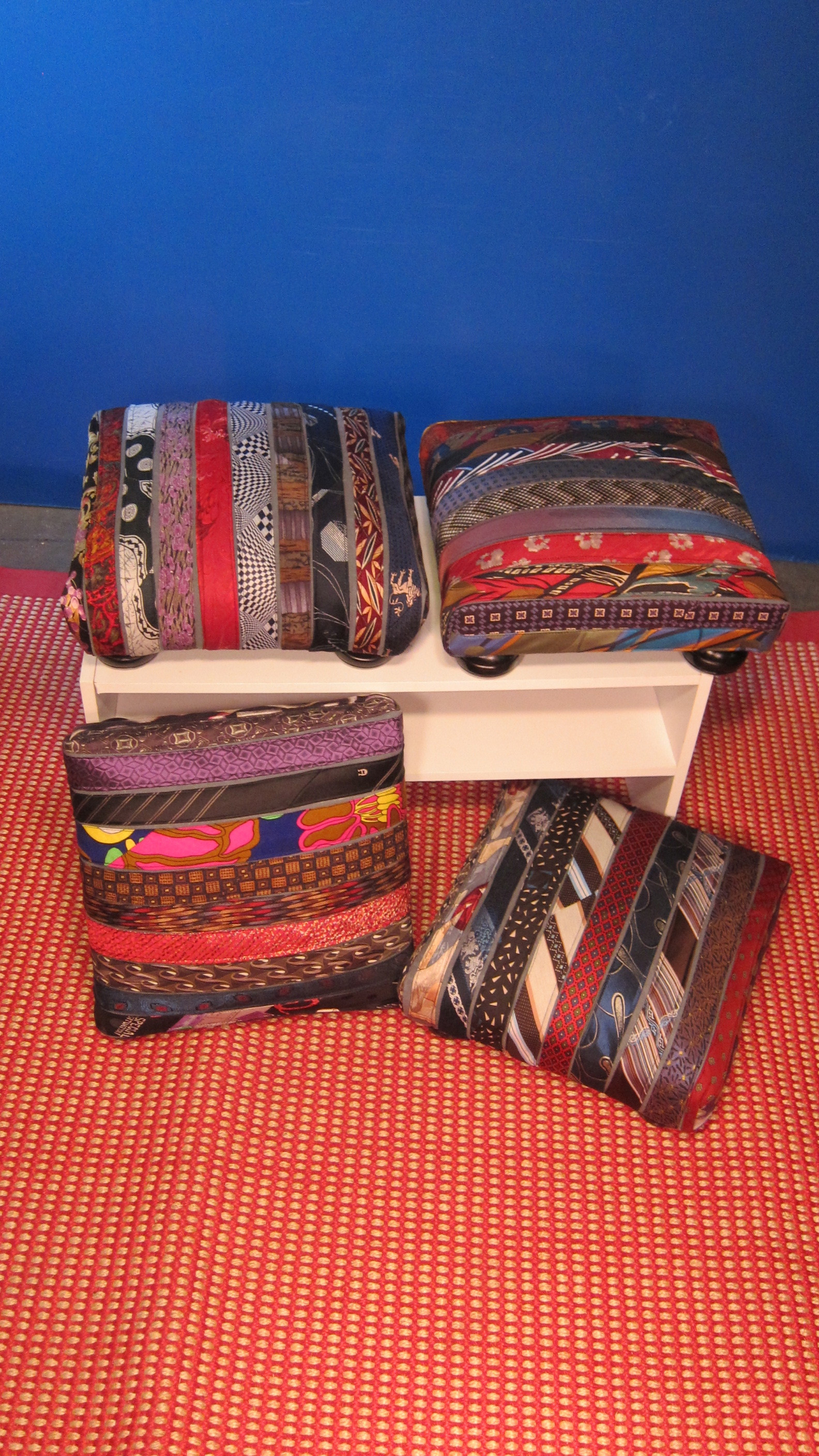 Felony Ties Footstools by Sharon