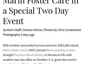 Annual Blues and Brews Celebrates 10 Years of Supporting Marin Foster Care in a Special Two-Day Event