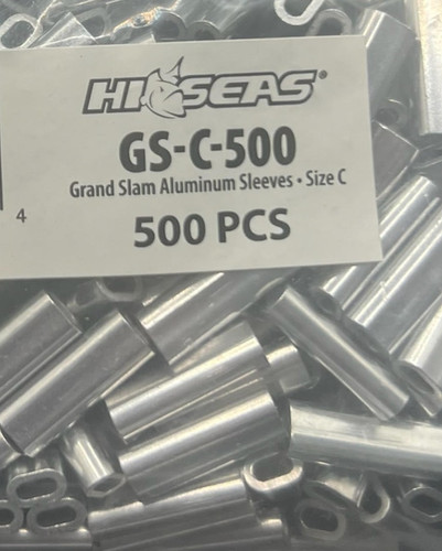 Manicotti Alluminio 0.8 Mm 500 Pezzi 500 Manicotti In Alluminio HI-SEAS Grand Slam Taglia J (0.8mm) - Per Pesca - GS-J-500 Asem Hmi - Foto 6