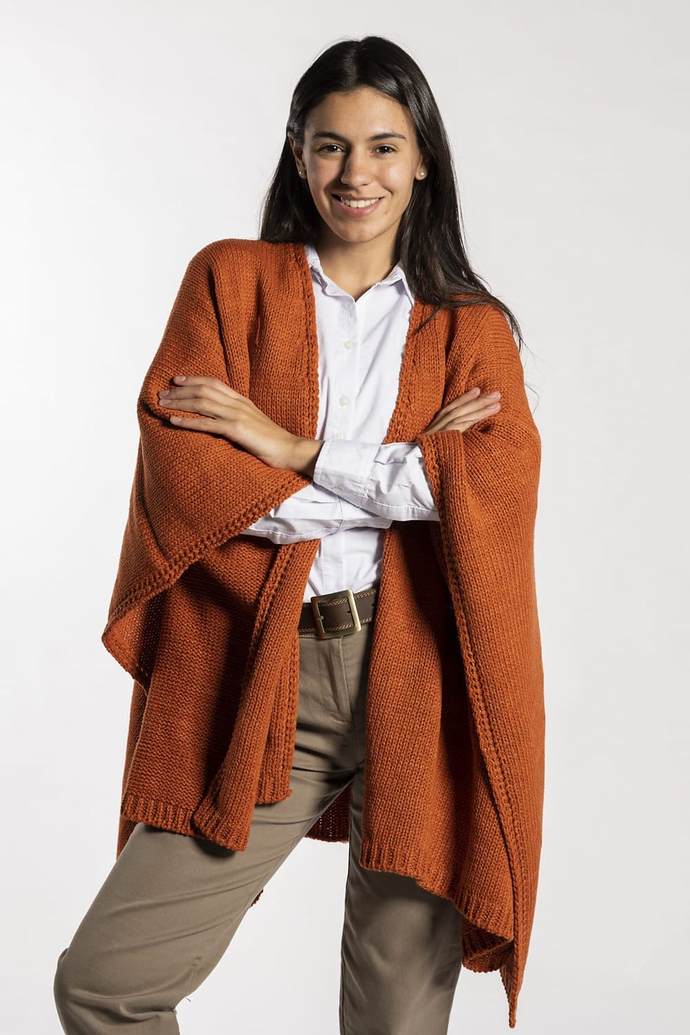 Miniatura: Ruana Tejida Lana