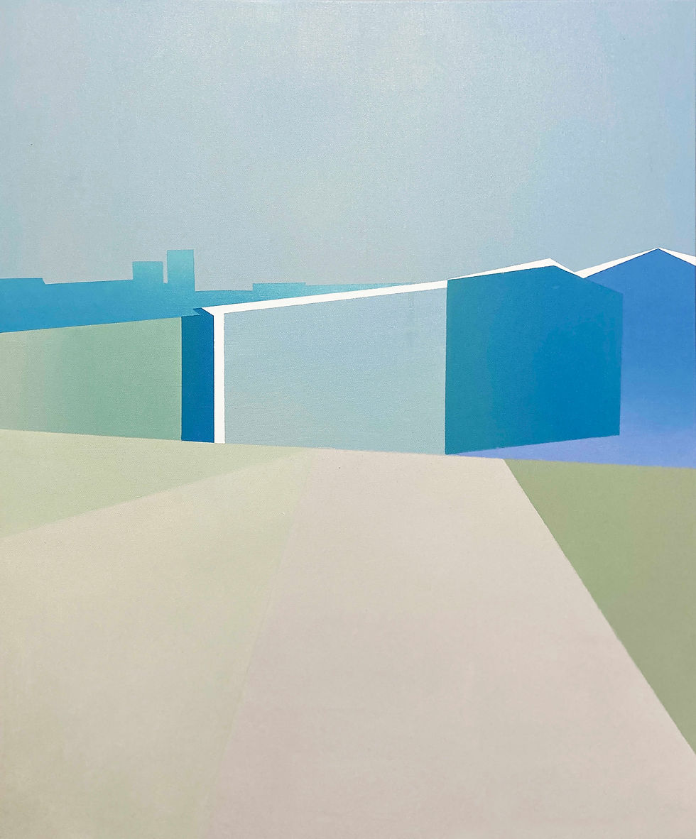 Geometry#56, 60x72.5cm, acrylic on canvas, 2020