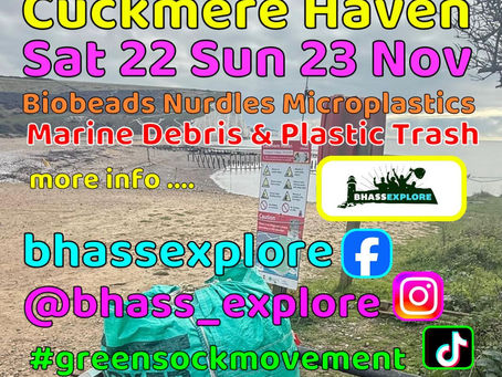 Extreme Beach Clean. Journalist Weekend. Cuckmere Haven - Sat 22nd & Sun 23rd Nov.