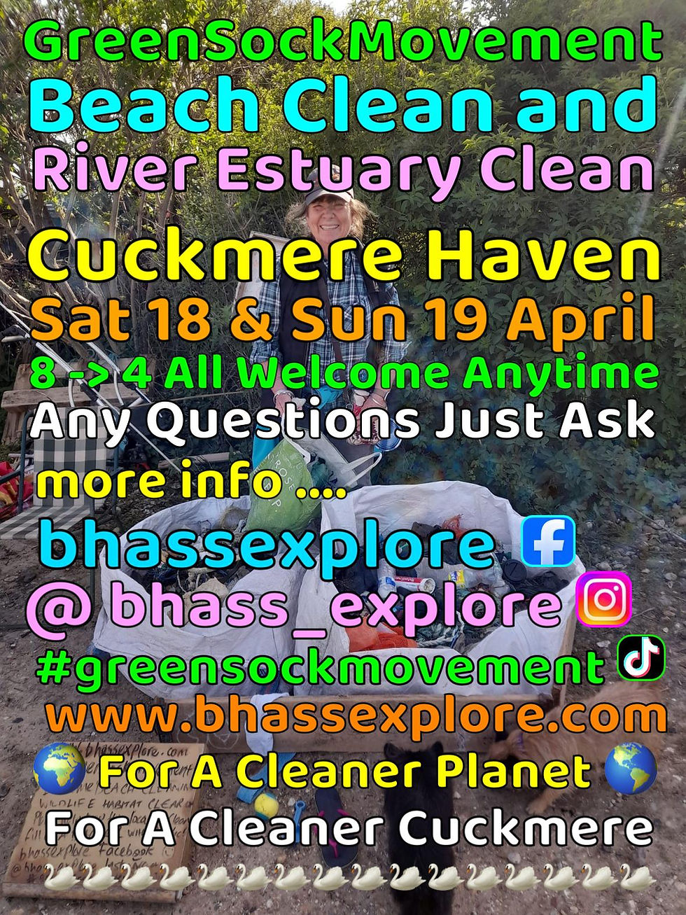 Beach Clean and Wildlife Habitat Clear Up at Cuckmere Haven - Sat 18ty & Sun 19th Apri