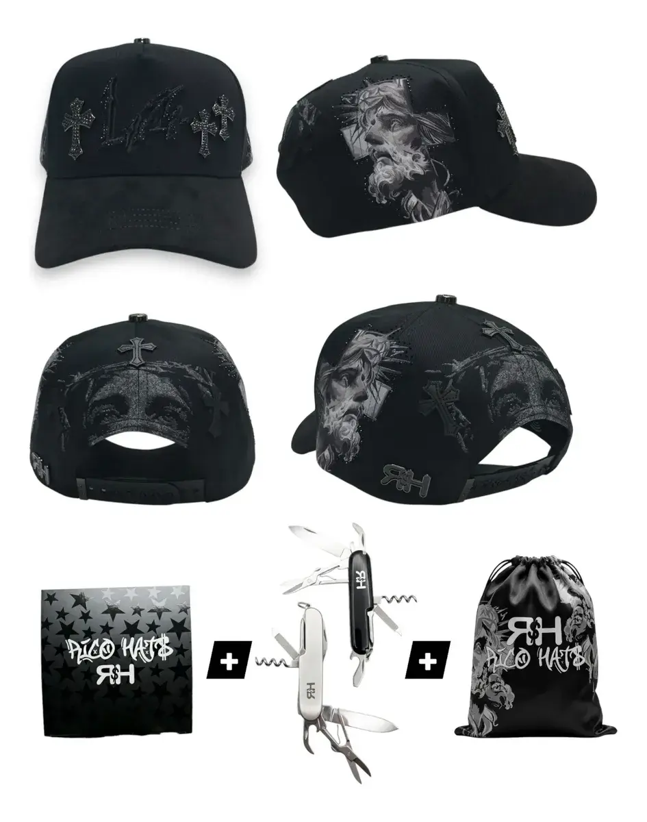 Miniatura: Gorra Rico Hats ¨LA CHROME BLACK¨Full Set 100% Original