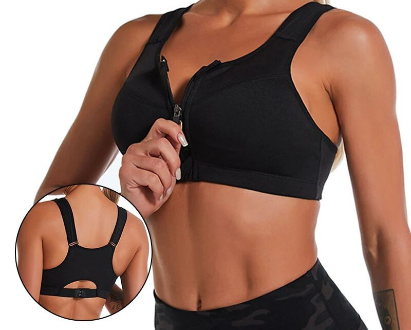 G’LORE ZipFront Sculpt Sports Bra (High Support)