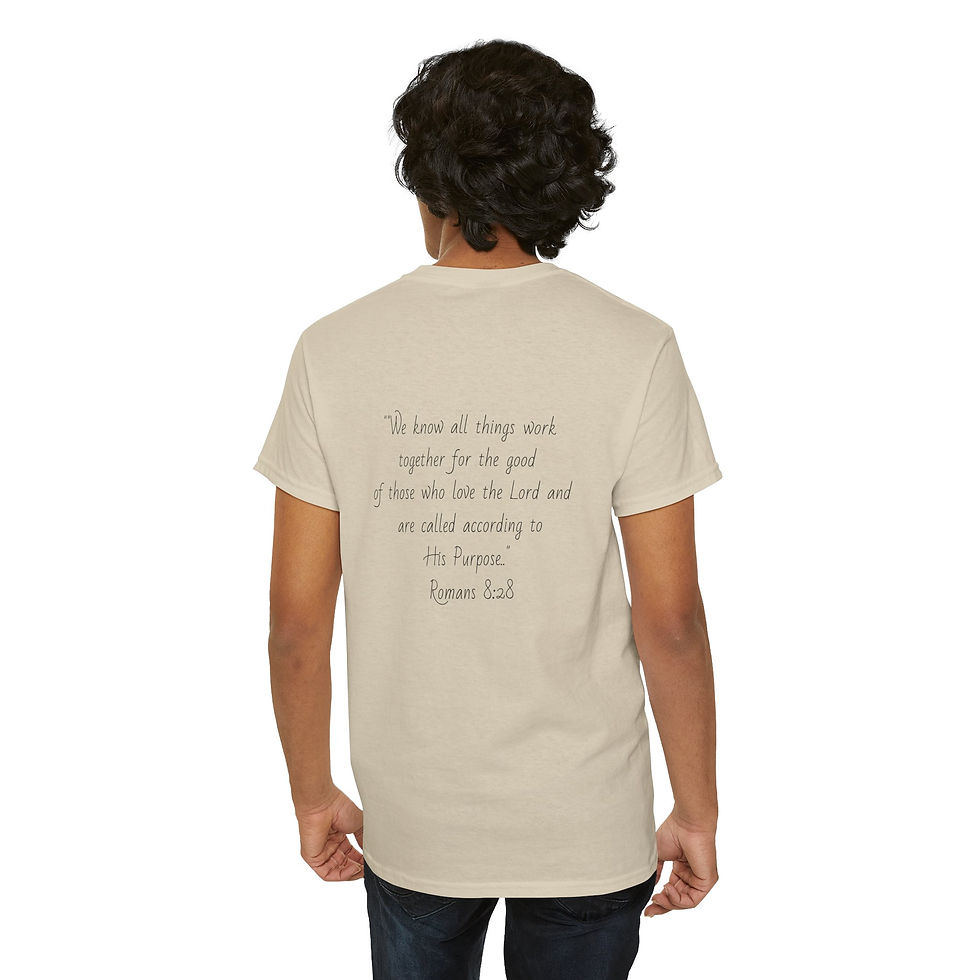 Thumbnail: Inspirational Unisex Heavy Cotton Tee - ALL THINGS 8:28