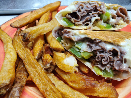 Philly Cheesesteak Wrap