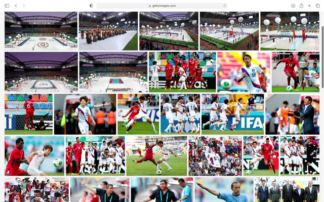 Dünyaca ünlü fotoğraf ajansı Getty Images üzerinde 12,500 kareye ulaştık.