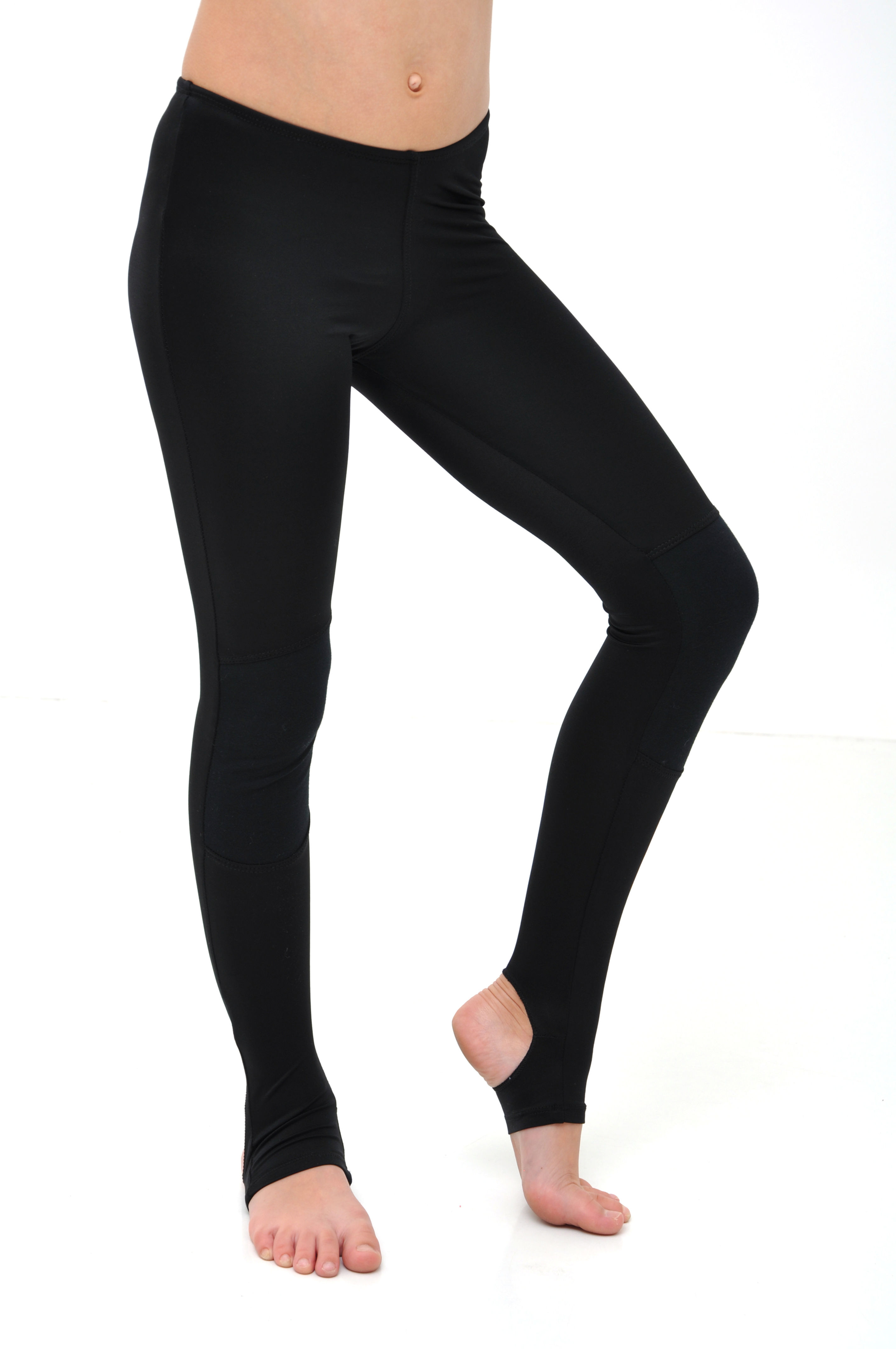 Leggings with kneepads and feet