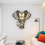 Thumbnail: Elephants Mandala Wall Hanging,3D elephants Multilayer Wall Art, Handcrafted Mul