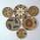 الصورة المصغرة: Wall Basket Set of 6, Wall Basket Decor Set, Natural African Baskets