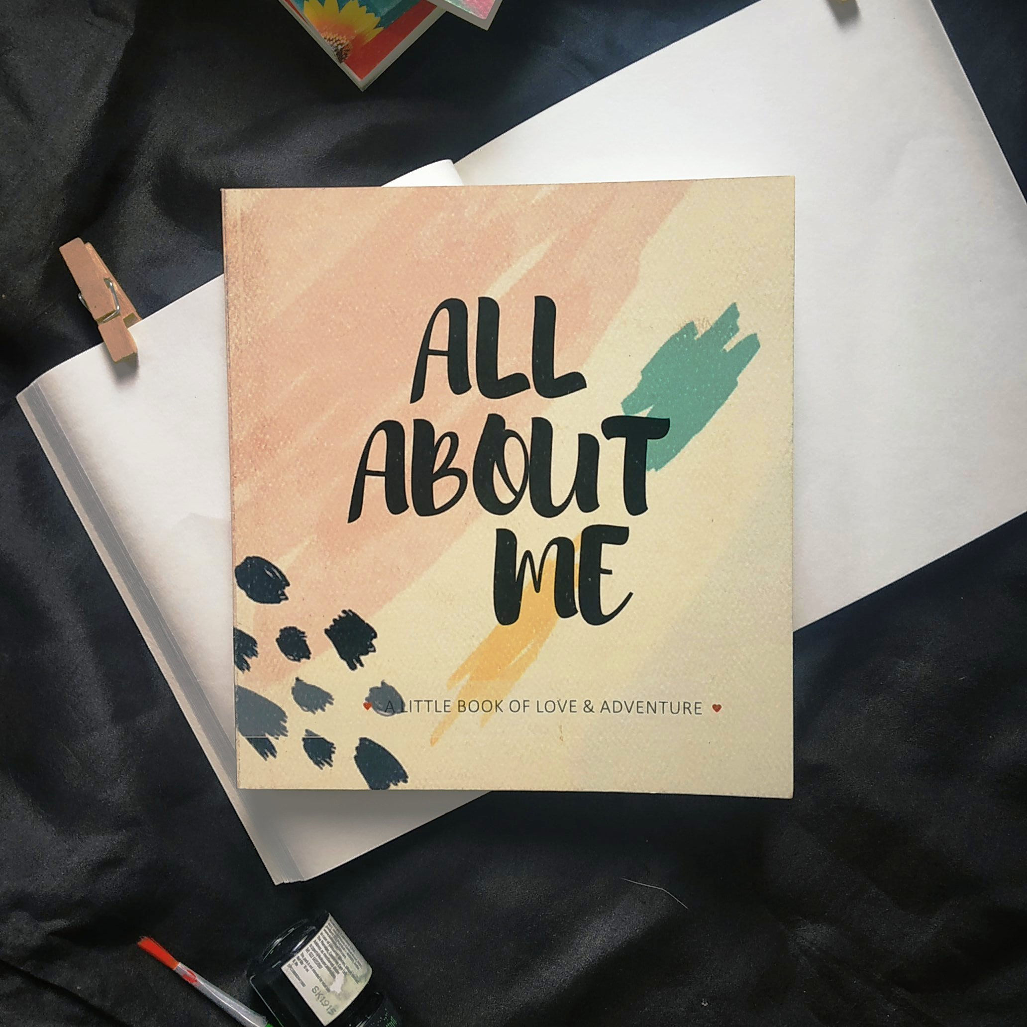 Square (6" x 6") Watercolor Journals with textured c