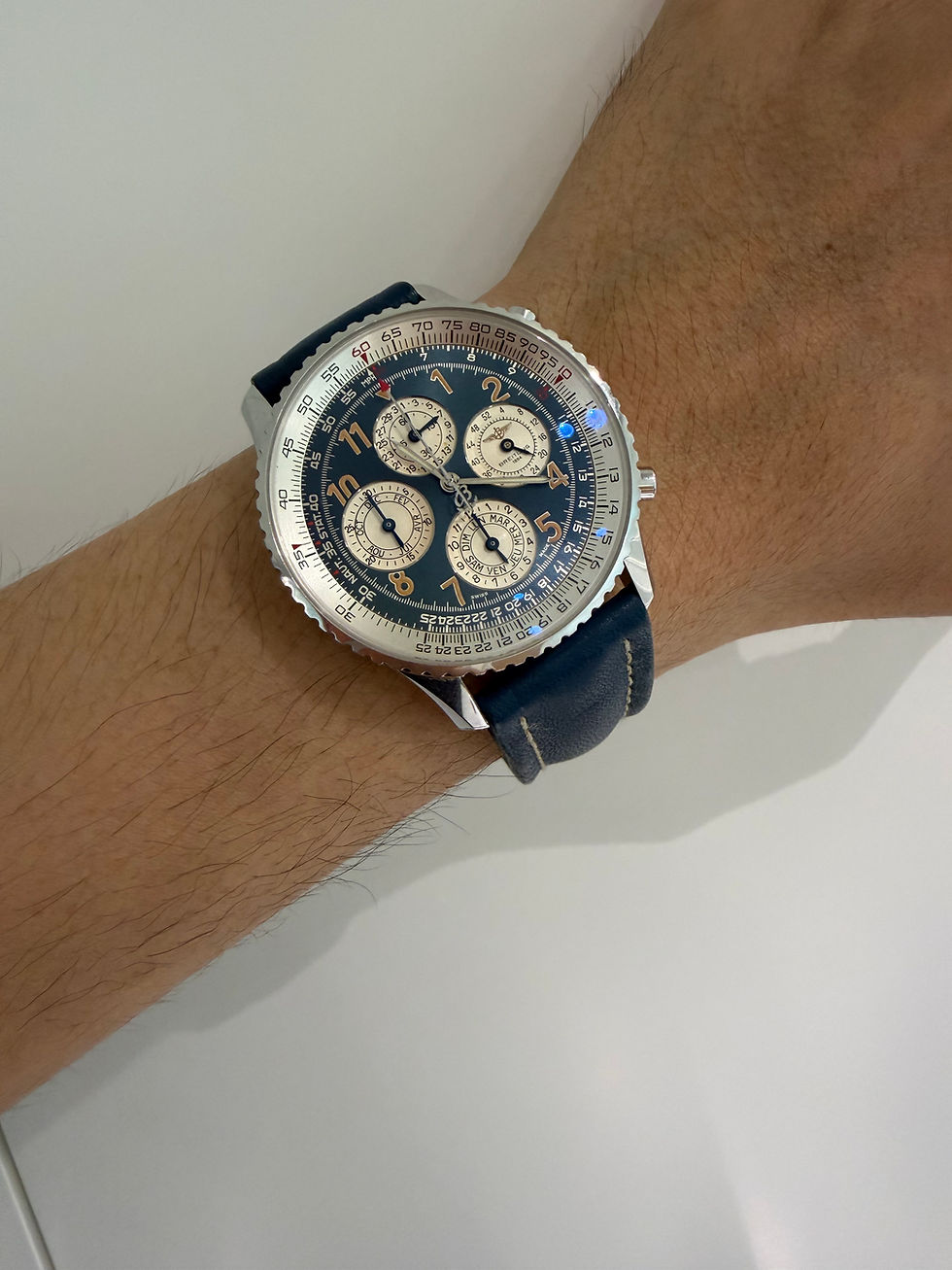 Thumbnail: 美品Breitling Navitimer 1461/52 A38022 限量版Full Set 全套全齊