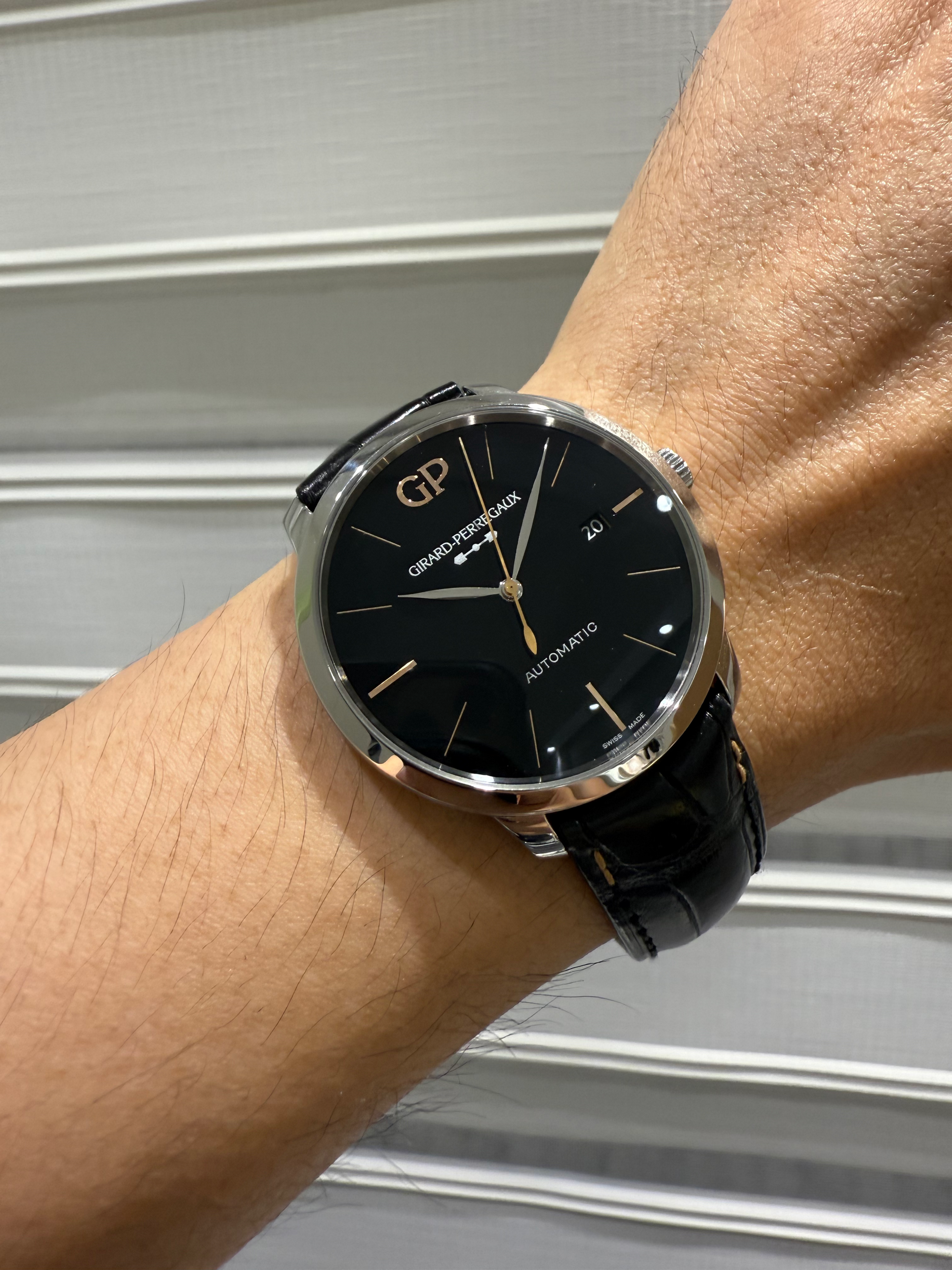 Girard Perregaux 1966 罕有限量版Onyx黑瑪瑙面49555-11-632-BB60 全套全齊