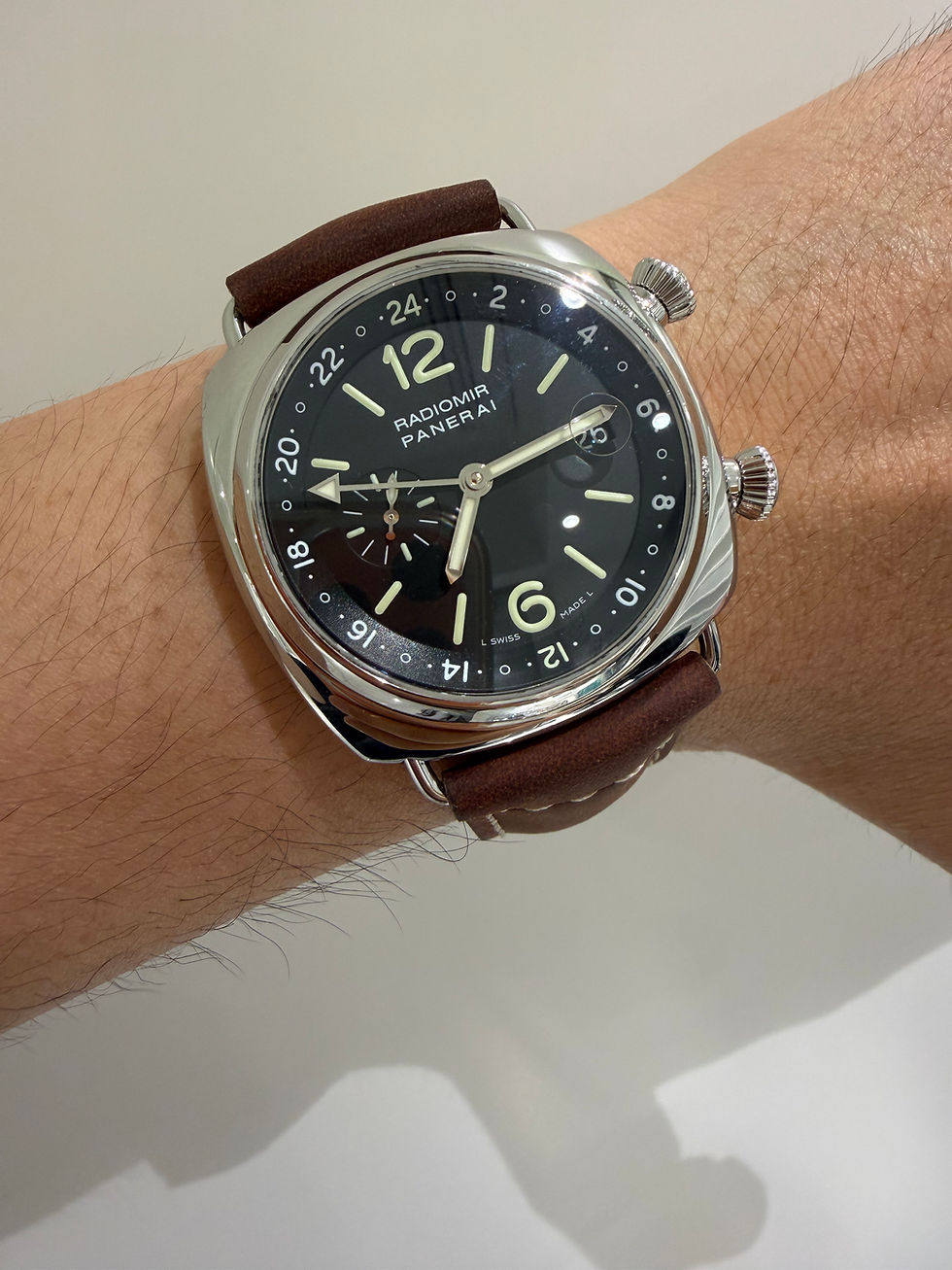 縮圖：Panerai Radiomir Pam00184 罕有使用積家JLC897