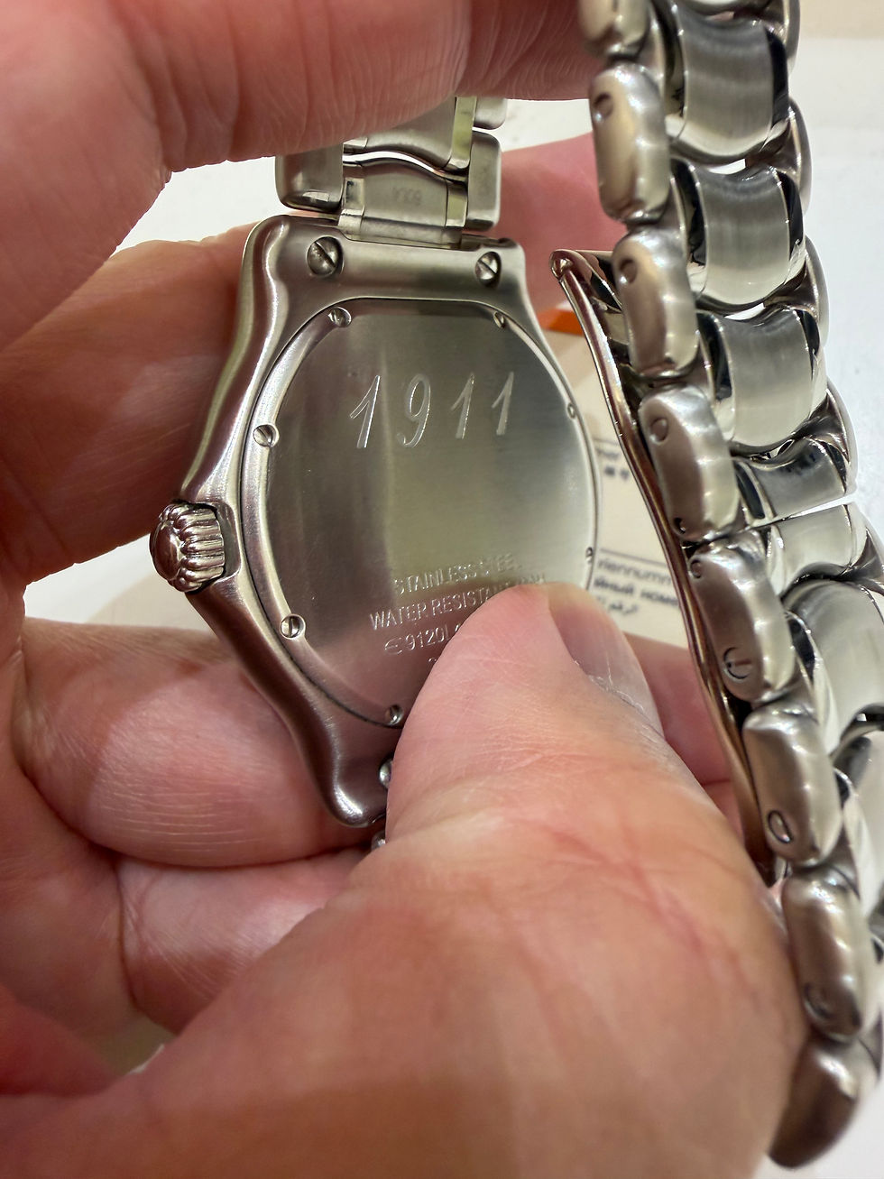 縮圖：Ebel 1911 9120L41/5250 ,小有黑色放射面有出世卡