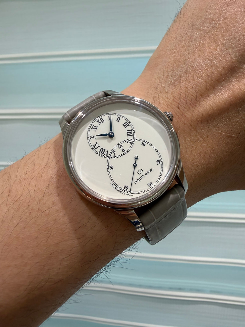 縮圖：Jaquet Droz Grande Seconde J014014201 Full Set 18K 750 白金腕錶