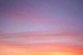 Le coucher du soleil