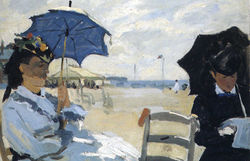 The Beach at Trouville 1870