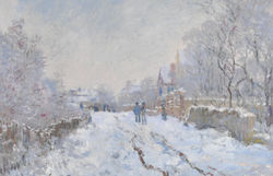 Snow at Argenteuil 1875