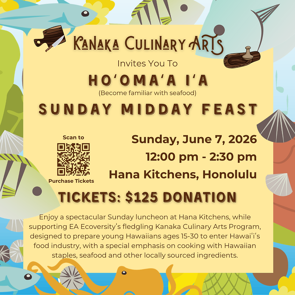 Hoʻomaʻa Iʻa - Sunday Midday Feast