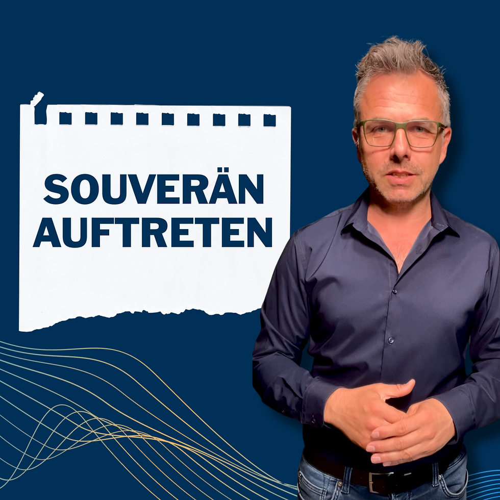 Souverän auftreten