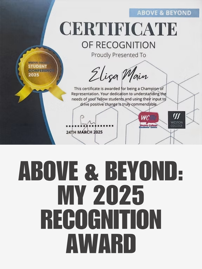 Certificate of Recognition
