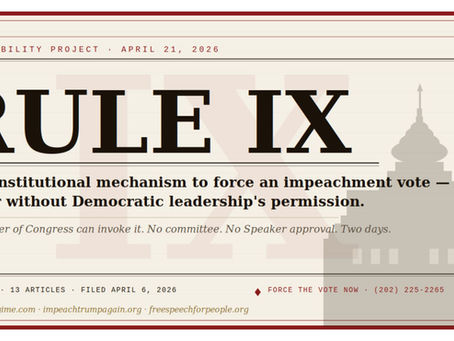Rule IX: The Constitutional Tool That Could Change Everything