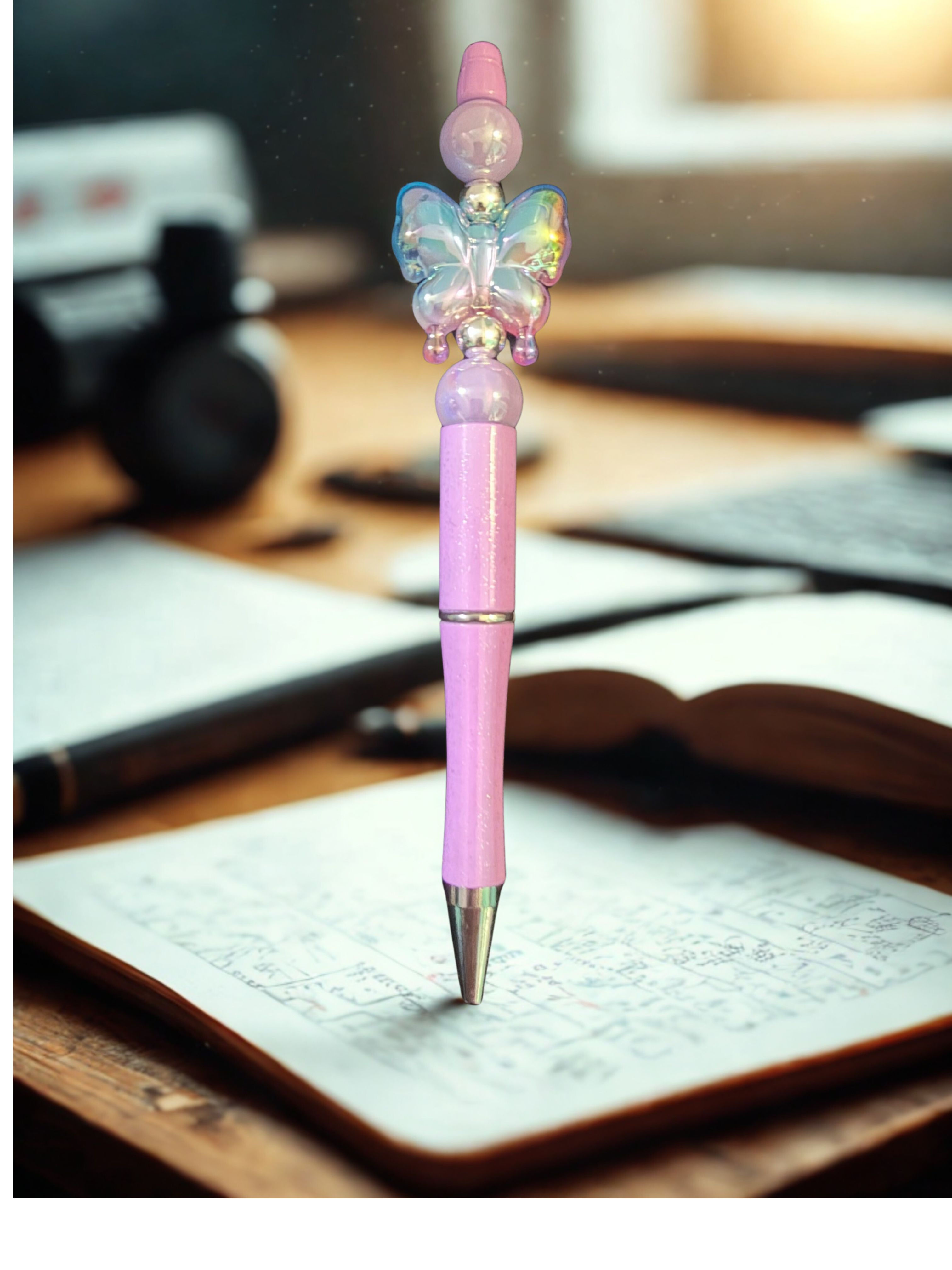 Butterfly Beaded Pen