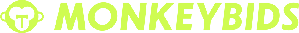 MonkeyBids - Logotype - Horizontal - Gre
