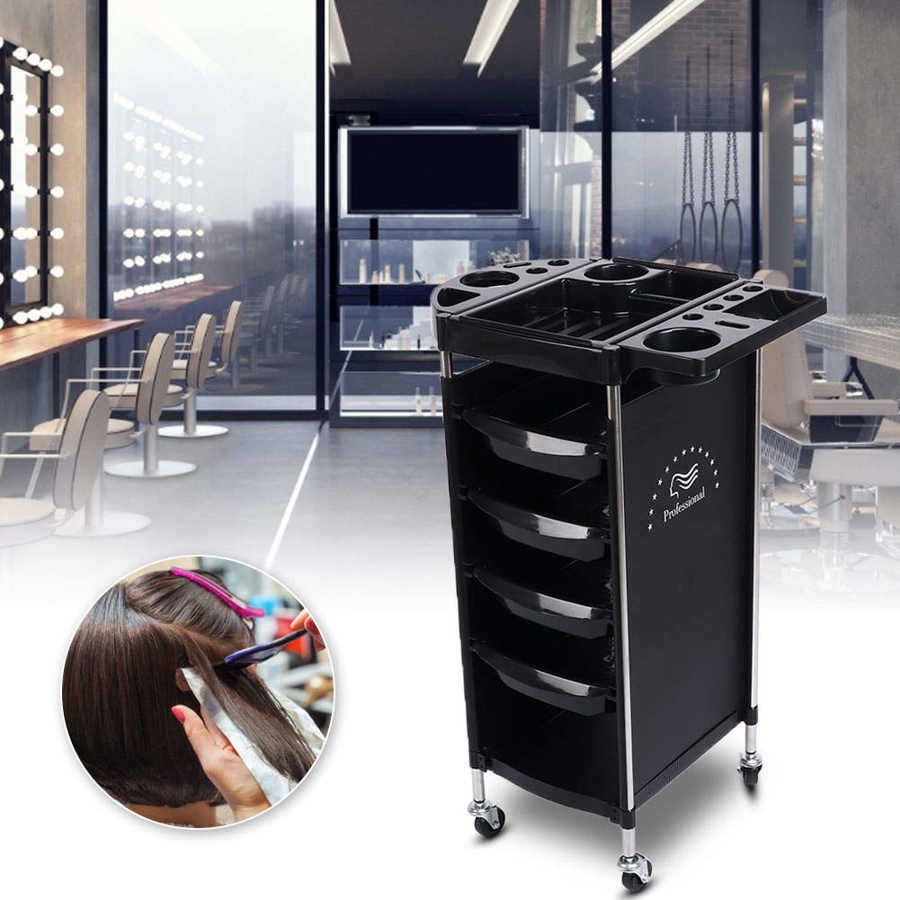 Thumbnail: Salon Trolley Cart,Salon Rolling Cart, Beauty Spa Beauty Massage Mobile Storage 