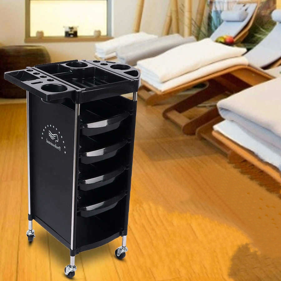 Thumbnail: Salon Trolley Cart,Salon Rolling Cart, Beauty Spa Beauty Massage Mobile Storage 