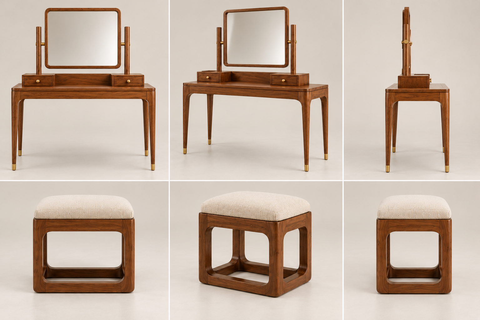 Ipanema Dressing Table multiple views