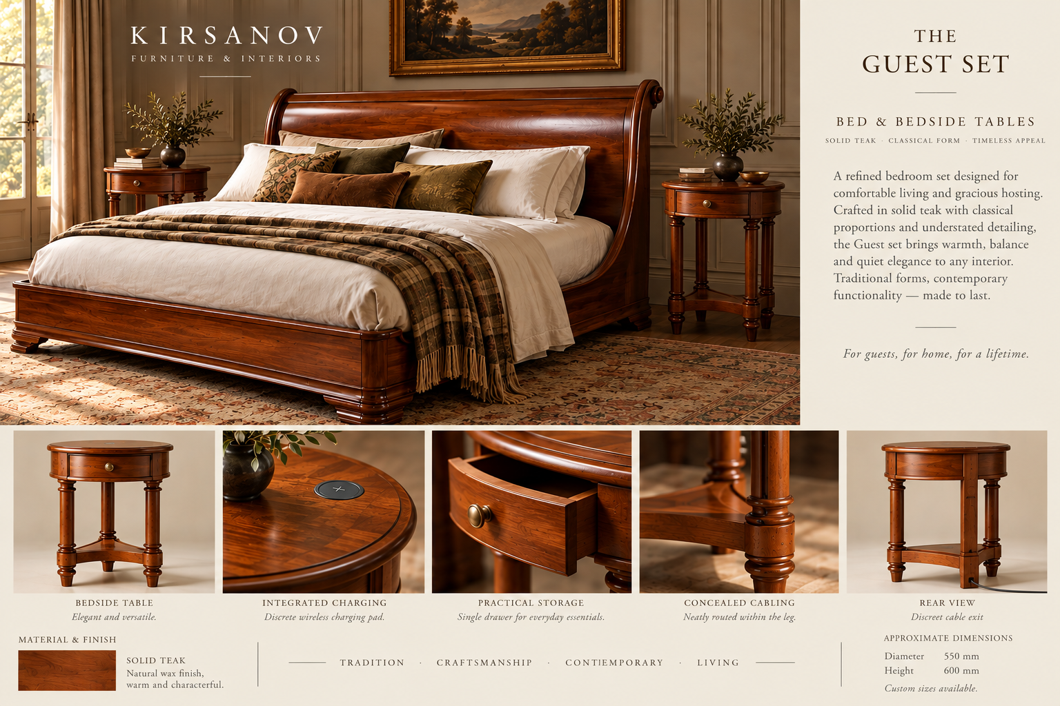 Guest Bedside Tables design study