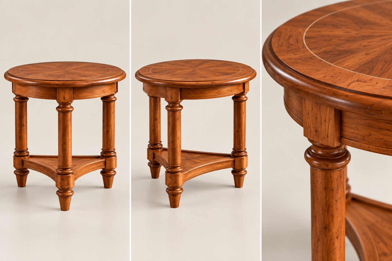 Classical Occasional Table views and detail