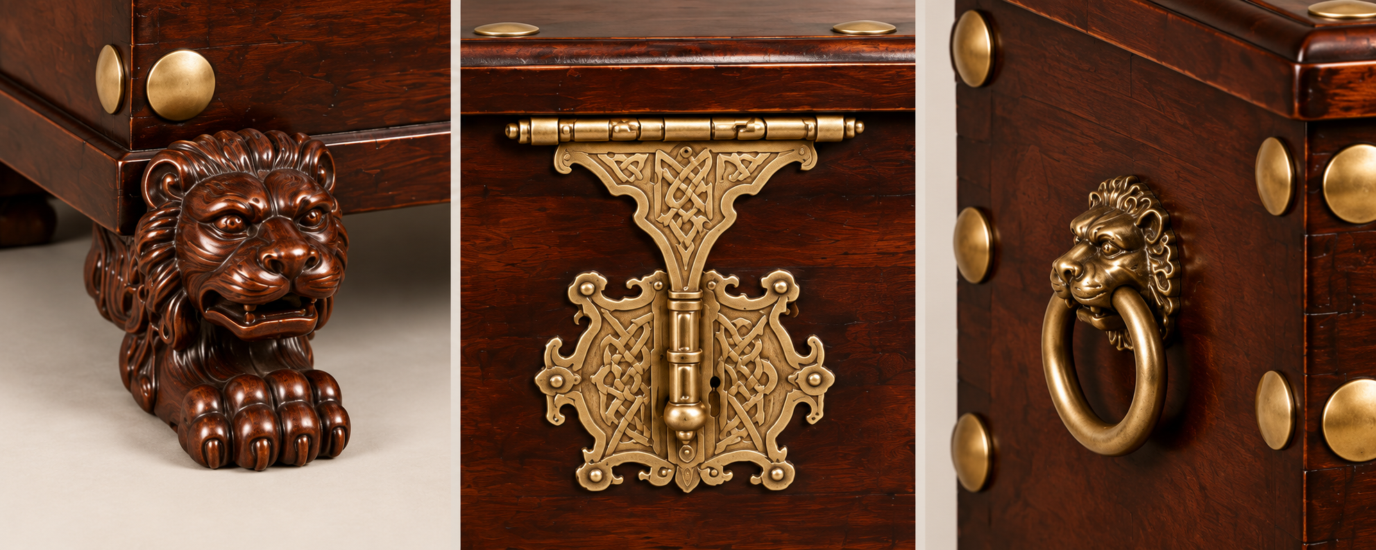Indo-Portuguese Blanket Box detail 2