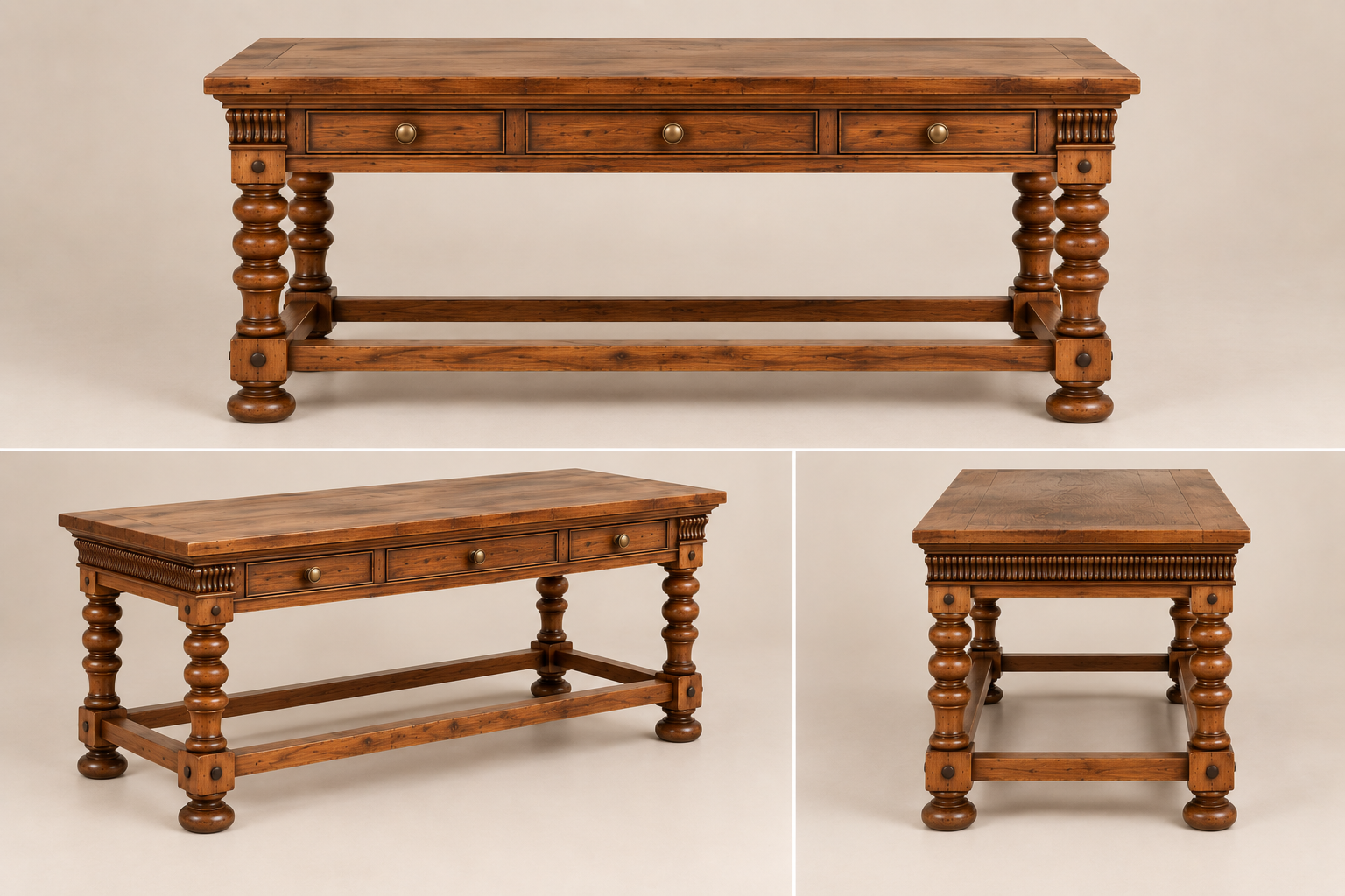Evora Writing Desk multiple views
