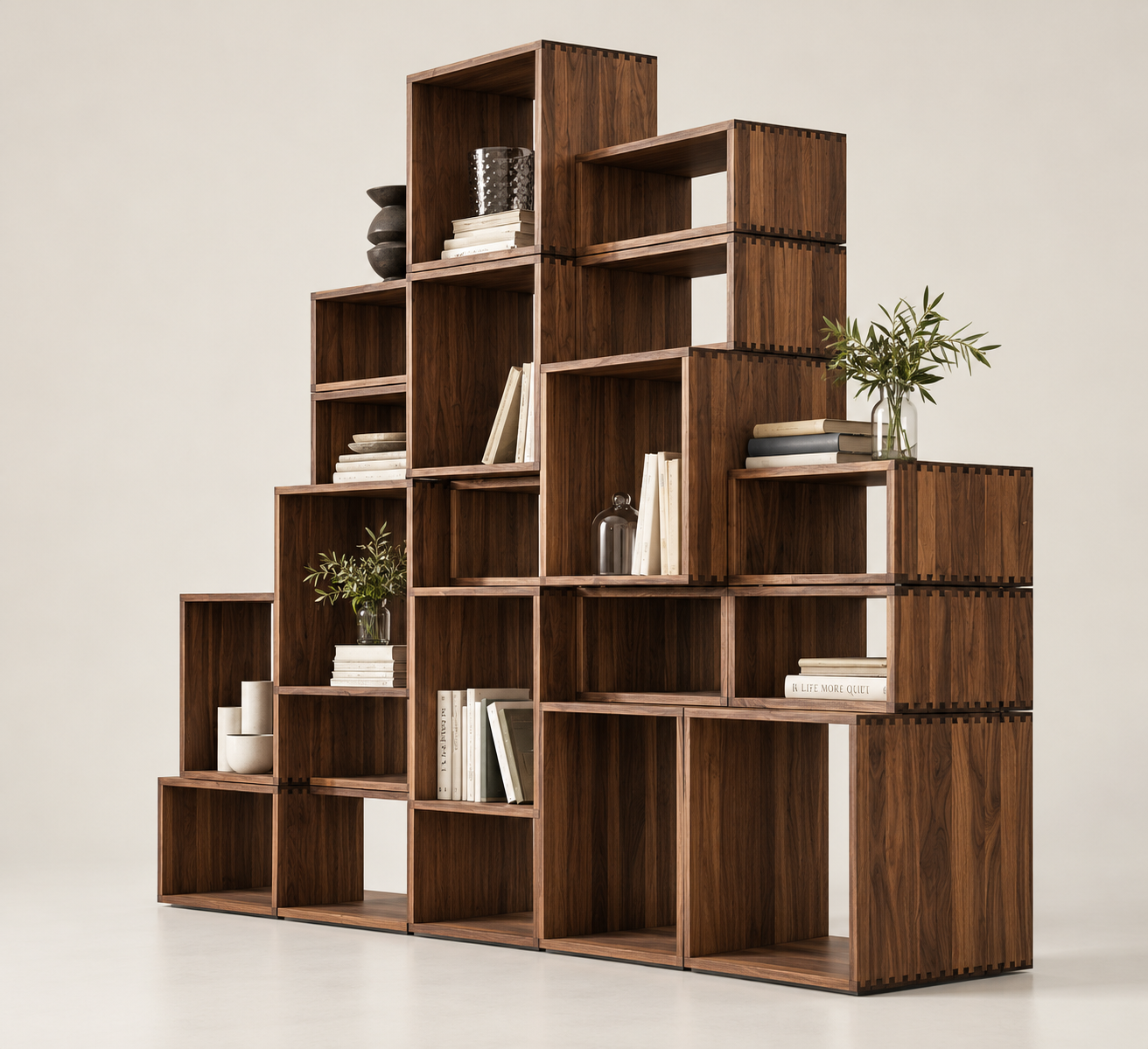 Stepped Modular Bookcase configuration